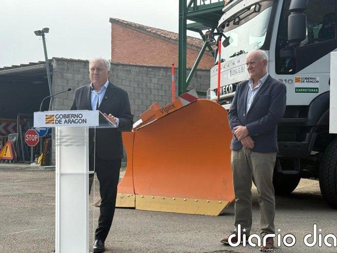 La partida para carreteras en Aragón se duplicará en los presupuestos de 2027 y contará con 159 millones de euros