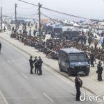 La Policía Nacional culmina el operativo en el Trampolín (Ceuta) con 1.100 migrantes desalojados