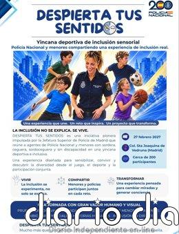 La Policía Nacional impulsa una yincana de inclusión sensorial en Madrid con cerca de 200 menores La Policía Nacional impulsa una yincana de inclusión sensorial en Madrid con cerca de 200 menores.