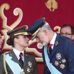 La Princesa Leonor, de uniforme en el desfile del 12 de octubre: la anécdota que ha protagonizado junto al Rey Felipe