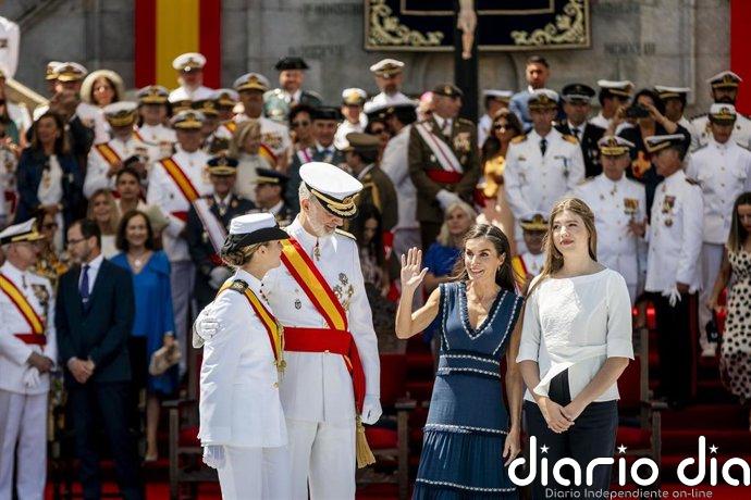 La reina Letizia amadrinará la fragata 'Roger de Lauria' el 27 de octubre en Ferrol