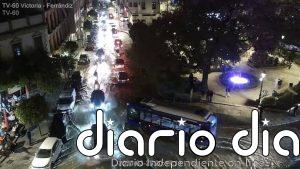 La rotura de una tubería provoca cortes de tráfico y acumulación de agua en la calle Victoria de Málaga