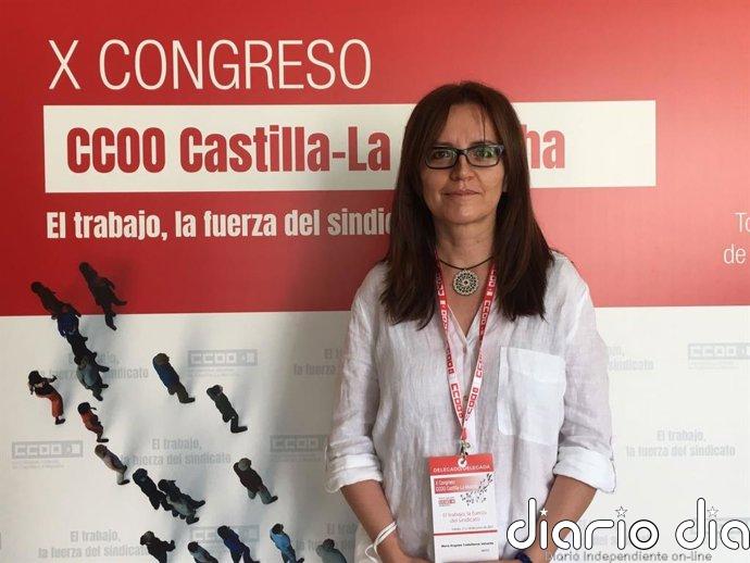 La sindicalista María Ángeles Castellanos, candidata de Podemos al Congreso por Toledo