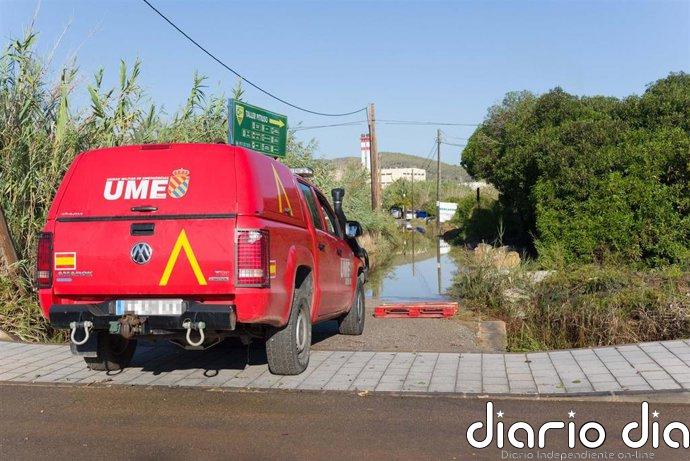 La UME se desplaza a Oliva ante los avisos por inundaciones y los bomberos realizan múltiples rescates en la Safor