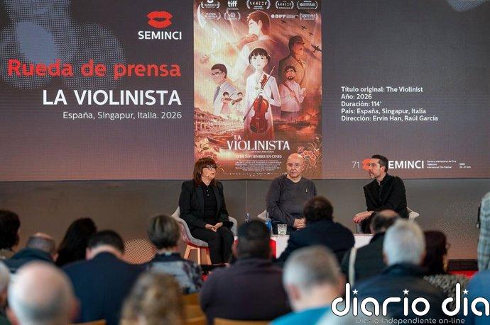 'La violinista', el conmovedor "euroanime" de Raúl García y Ervin Han en torno al amor y la música