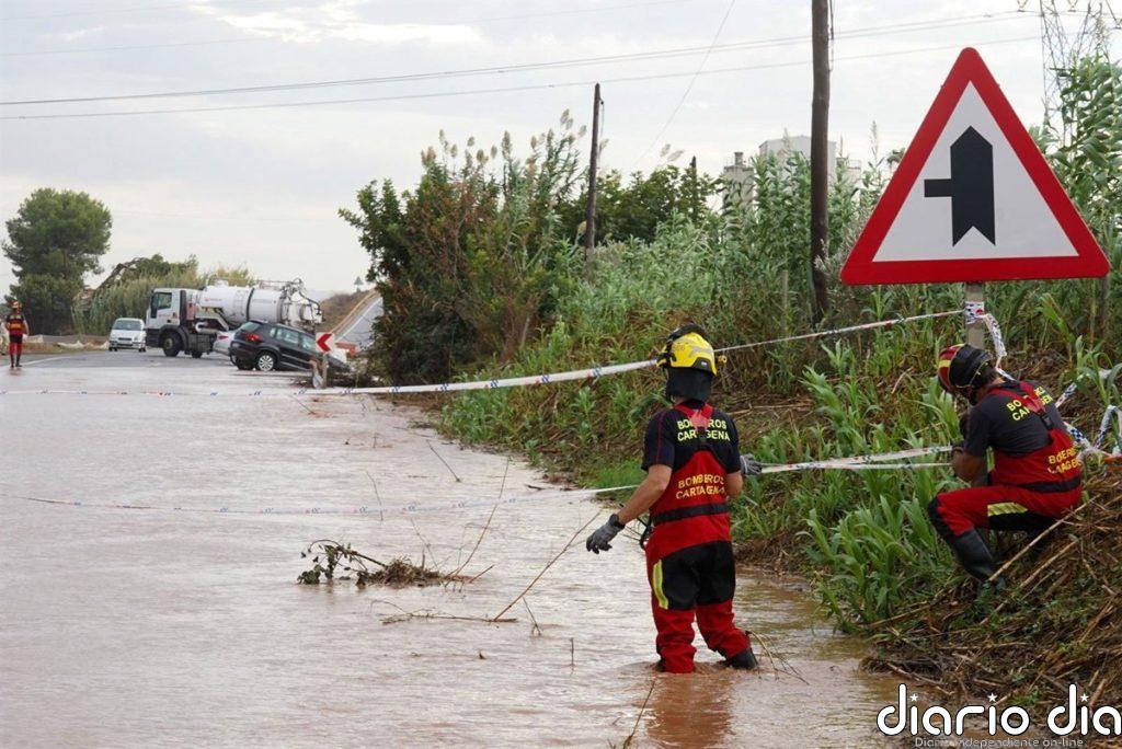 La zona de Pozo Estrecho y La Palma registra 100 litros acumulados en las últimas horas