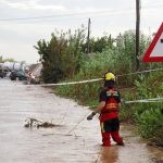 La zona de Pozo Estrecho y La Palma registra 100 litros acumulados en las últimas horas