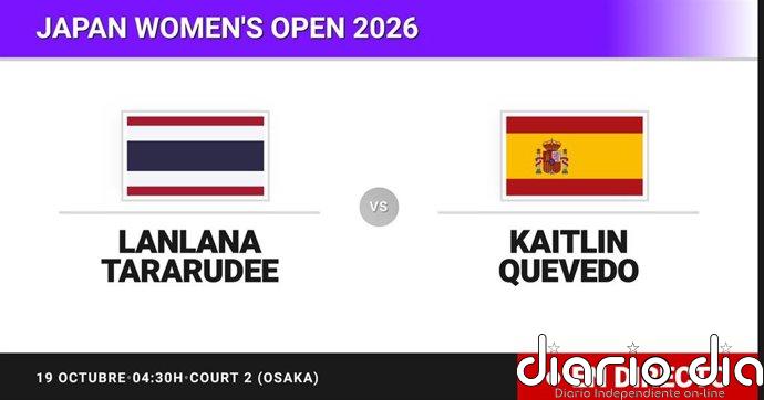 Lanlana Tararudee - Kaitlin Quevedo, en directo hoy: sigue el partido de Japan Women's Open