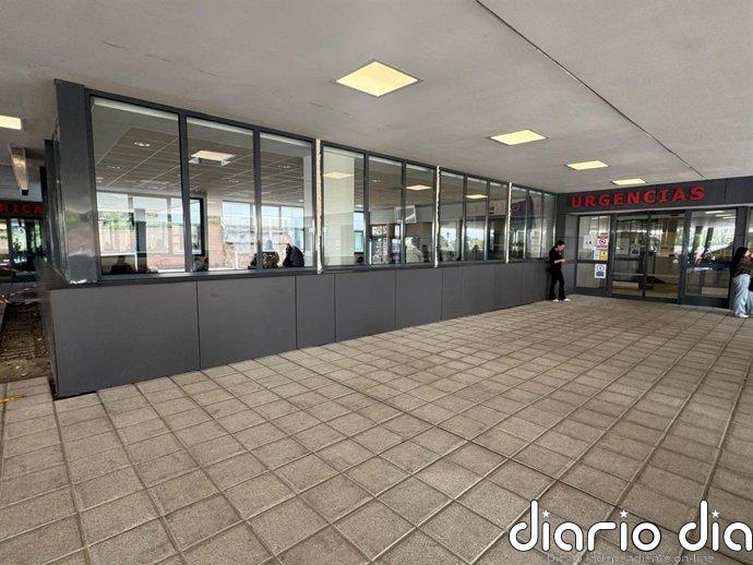 Las obras de ampliación del área de Urgencias del Hospital de Salamanca ganan espacio para la sala de espera
