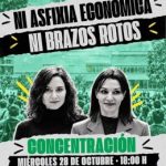 Las plataformas de universidades por 'la pública' se concentran frente a la Consejería por la "asfixia económica"