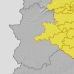 Las Villuercas y Montáchez y La Siberia Extremeña estarán en aviso amarillo este viernes por lluvias y tormentas