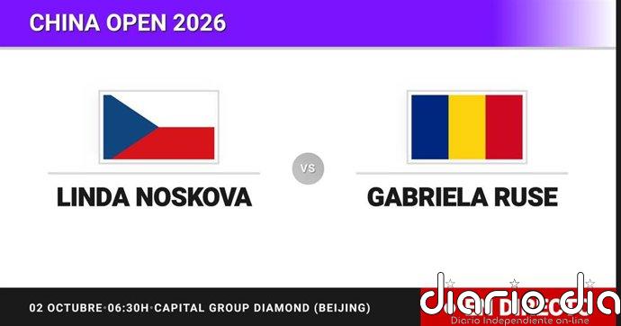 Linda Noskova - Gabriela Ruse, en directo hoy: sigue el partido de China Open