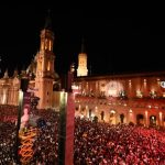Los bomberos leen el pregón de las Fiestas del Pilar: "Detrás tenemos a una ciudad que no se rinde jamás"