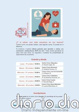 Los centros cívicos de Santander acogen talleres gratuitos para vecinos de técnicas básicas de reanimación cardiopumonar