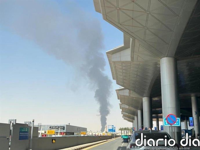 Los hutíes atacan de nuevo el Aeropuerto de Riad