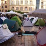 Los manifestantes levantan este domingo las acampadas de Málaga y Granada tras dos semanas de protesta por la vivienda