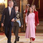 Los Reyes Felipe y Letizia, la Princesa Leonor y la Infanta Sofía presiden la recepción del Día de la Hispanidad