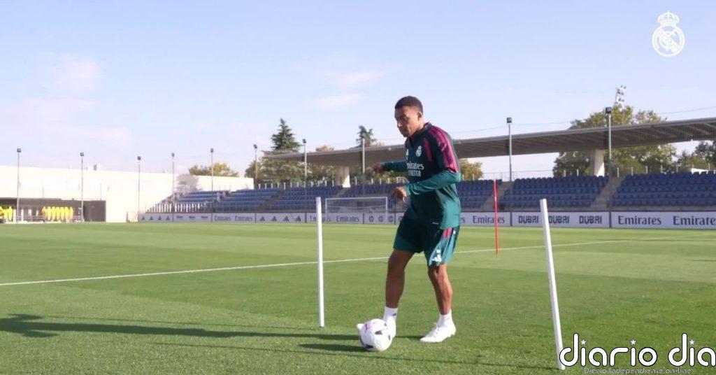 Mbappe ya se entrena en Valdebebas