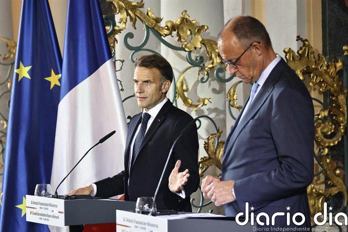 Merz y Macron instan a Bruselas a imponer medidas "contundentes" ante la amenaza comercial de China