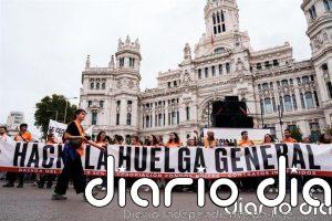 Miles de manifestantes recorren Madrid para exigir vivienda y por la huelga general: "Ganaremos esta lucha"