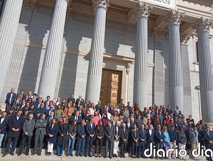 Minuto de silencio en el Congreso por las víctimas del accidente ferroviario de Urda (Toledo)