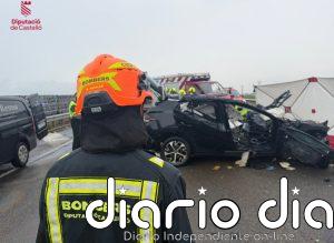 Muere el conductor de un turismo tras chocar contra un camión de transporte de hidrocarburos vacío en Vinaròs