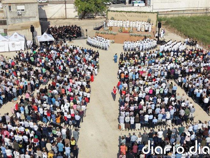 Murcia conmemora el centenario de la consagración al Sagrado Corazón de Jesús a los pies del Cristo de Monteagudo