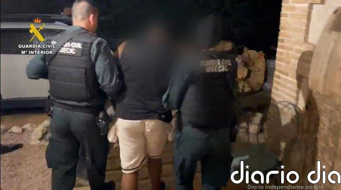 Ocho detenidos y casi tres toneladas de cocaína incautada en una casa rural de Guadalajara