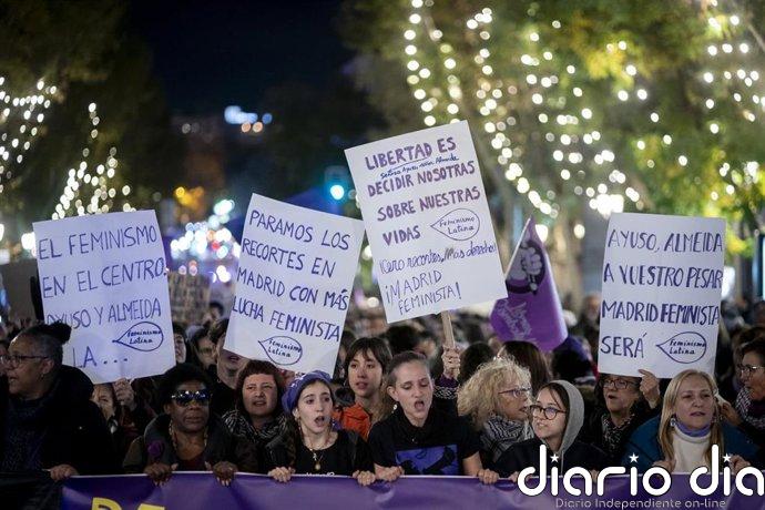 Organizaciones feministas prevén marchar en Madrid contra la violencia machista días antes de las elecciones