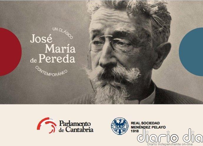 Parlamento y Sociedad Menéndez Pelayo conmemoran el 120 aniversario de la muerte de Pereda con una gran exposición