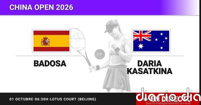 Paula Badosa - Daria Kasatkina, en directo hoy: sigue el partido de China Open