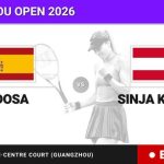 Paula Badosa - Sinja Kraus, en directo hoy: sigue el partido de Guangzhou Open