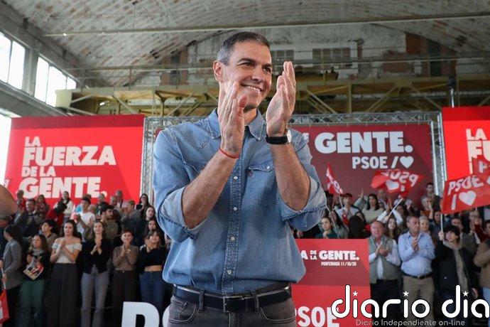 Pedro Sánchez protagonizará este miércoles un acto en el Fórum Evolución de Burgos