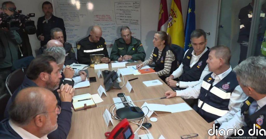 Pedro Sánchez se reúne con el CECOPI en Toledo