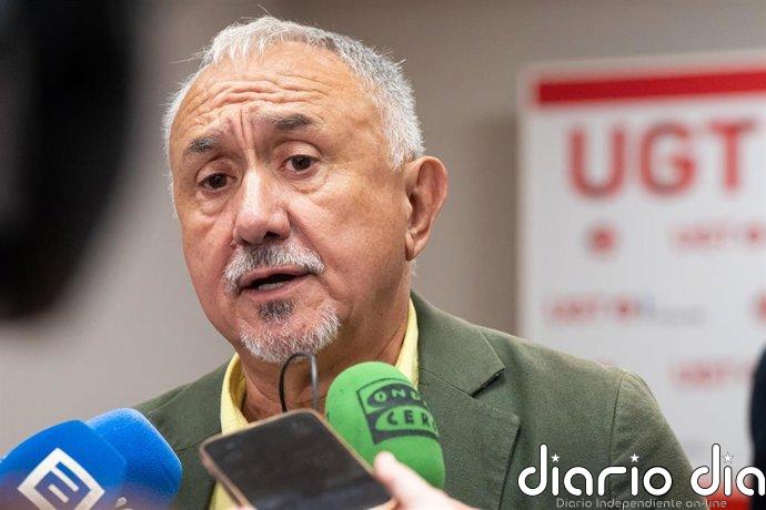 Pepe Álvarez (UGT) lamenta la muerte de Maricarmen por la "crueldad" de un sistema que "la dejó en la calle"