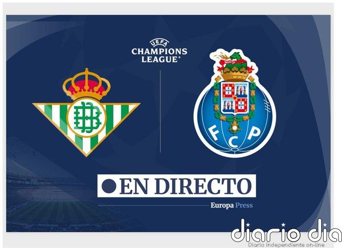 Real Betis - Oporto, en directo hoy: estadísticas previas y alineaciones probables