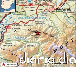 Registrado un terremoto de magnitud 4,0 en Villafranca del Bierzo (León)