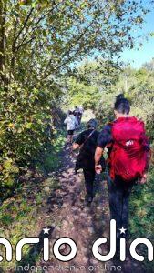 Rescatados una mujer y un menor desorientados en la canal de Las Tejeras en Somahoz