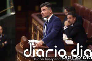 Rufián afirma que quiere representar a ERC acompañado de otras fuerzas: "Lo intentaré hasta el final"