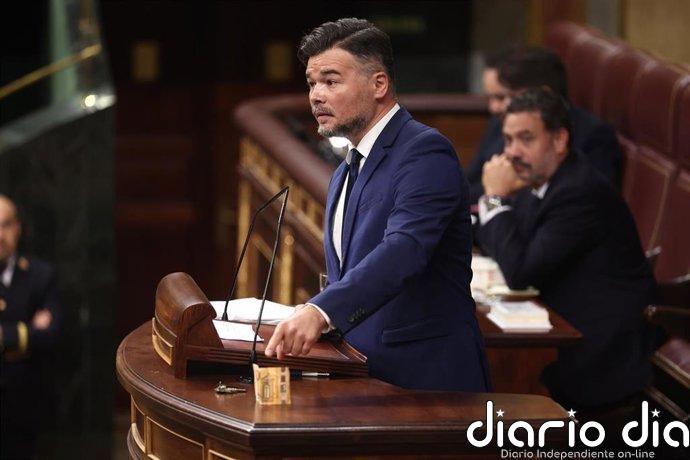 Rufián afirma que quiere representar a ERC acompañado de otras fuerzas: "Lo intentaré hasta el final"
