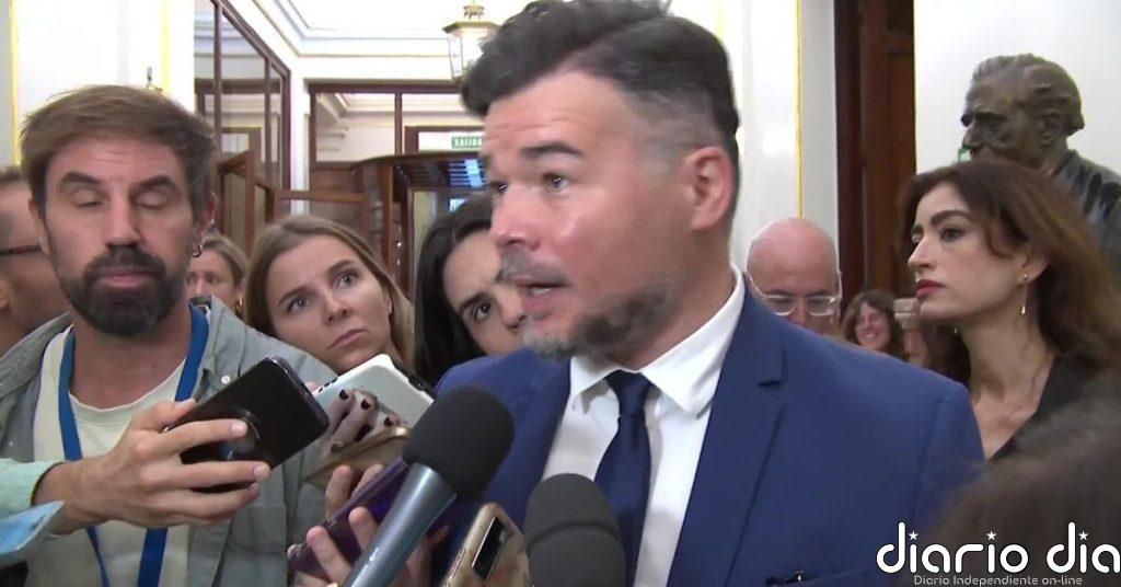 Rufián asegura que Junts “va a pagar hoy sus deudas” tumbando los decretos de vivienda