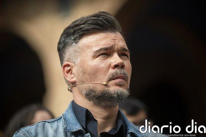 Rufián culpa al PP "primero" y al PSOE "después": pide responsabilidades y no filtraciones para no asumirlas