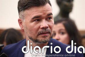 Rufián llama a las izquierdas acabar con "el espectáculo dantesco" de la desunión y "no matarse" en campaña