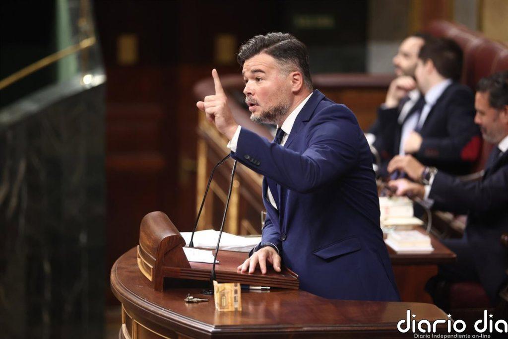 Rufián se disculpa por no lograr una candidatura unitaria de la izquierda: "He fracasado"