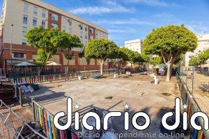 San Fernando (Cádiz) inicia la instalación de la nueva zona infantil en la Plaza de las Alegrías