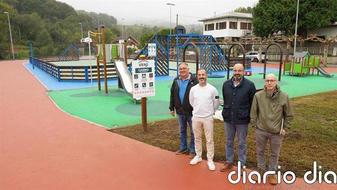 Siero moderniza el parque de La Pedrera para mejorar las zonas de juego y deporte de Lieres