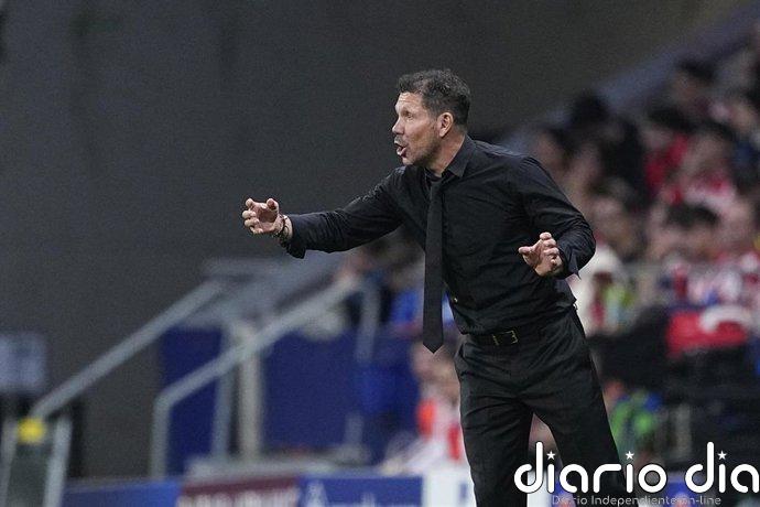 Simeone: "Hasta la expulsión, el partido estaba controlado"