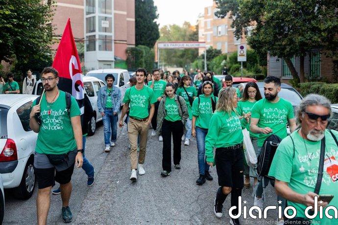 Sindicato de Enseñanza denuncia actuaciones que pueden "vulnerar" derecho a huelga y exige a Comunidad que actúe