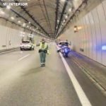 Sucesos.- Reabierto el carril en el túnel de Folgoso que tuvo que ser cerrado por un vehículo averiado