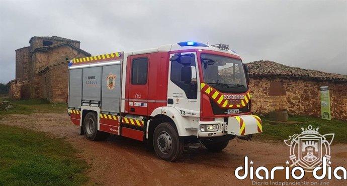 Sufre quemaduras en un brazo tras un incendio en la bodega de una vivienda de Quintanadueñas (Burgos)